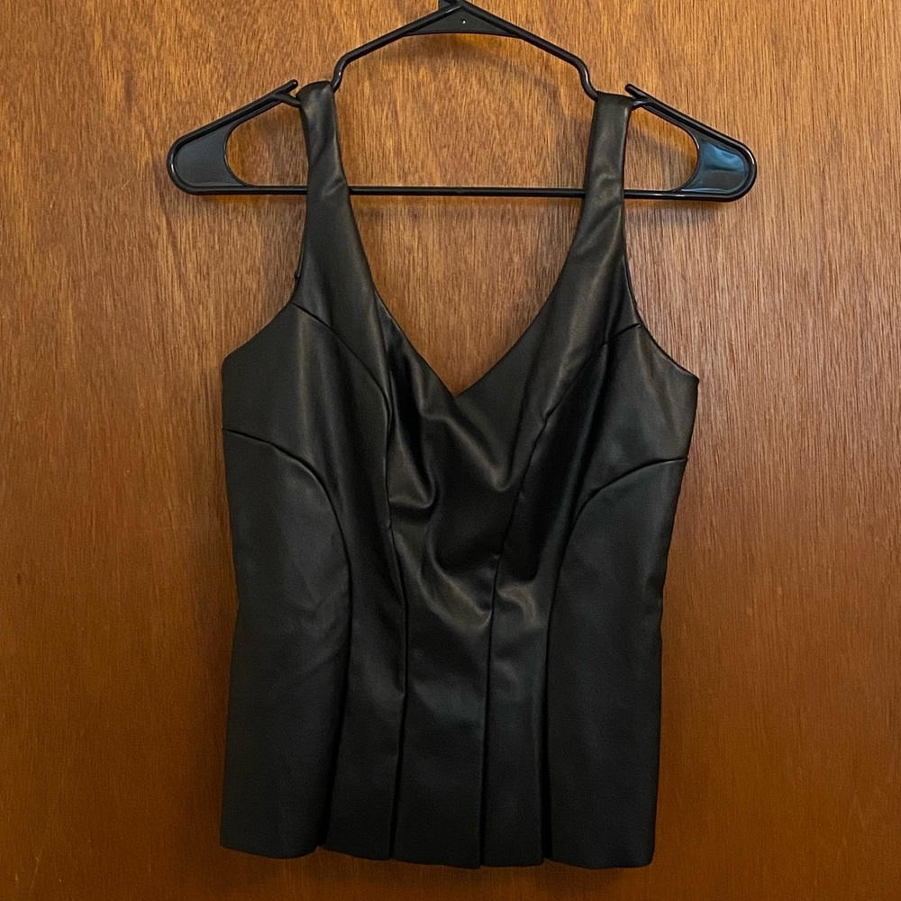 PROJECT RUNWAY | Leather Tank